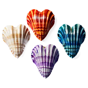 Heart Shaped Shells PNG Dex92 PNG