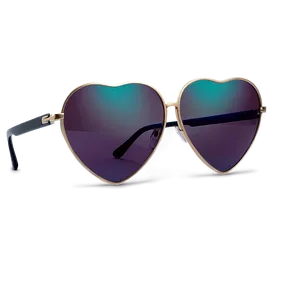 Heart Shaped Sunglasses Cute Png 04292024 PNG image