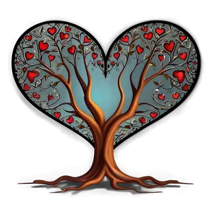 Heart Shaped Tree Drawing PNG 51 PNG