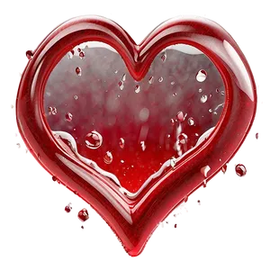 Heart Splash PNG 05042024