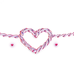 Heart String Overlay PNG 06282024