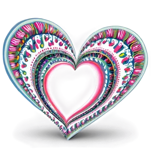 Heart Swirl PNG Ped32