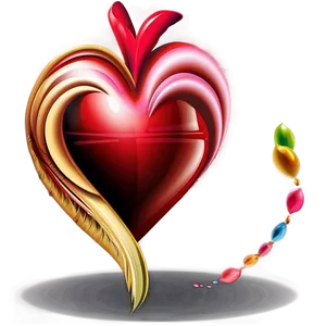 Heart Vector Artwork Png 06132024 PNG image