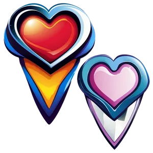 Heart Vector Badge PNG 06132024