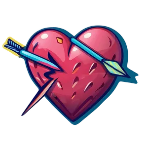 Heart With Arrow Emoji Png Design Asl PNG image