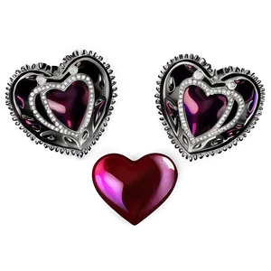 Heart With Crown PNG B