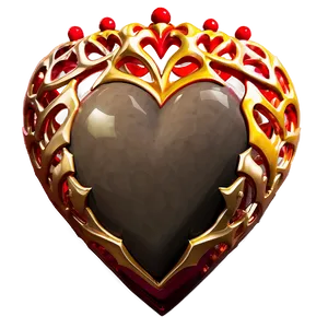 Heart With Crown PNG C