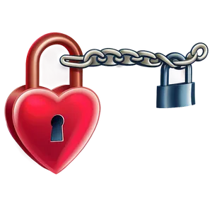 Heart With Lock Emoji PNG Graphic Ygl PNG