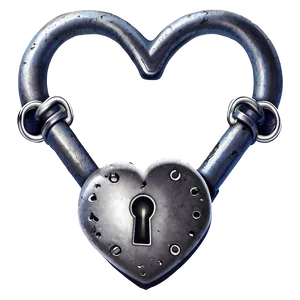 Heart With Lock Tattoo PNG 68 PNG