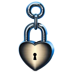 Heart With Lock Tattoo PNG Sdl PNG