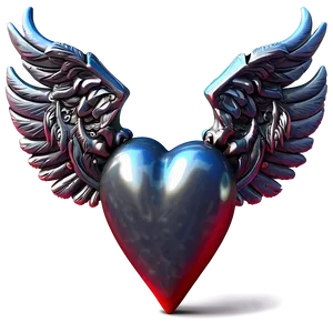 Heart With Wings Clipart PNG 92