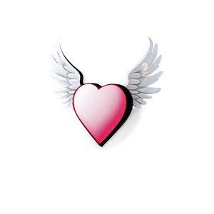 Heart With Wings PNG B