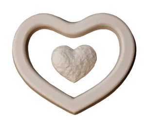 Heart Within Heart Sculpture