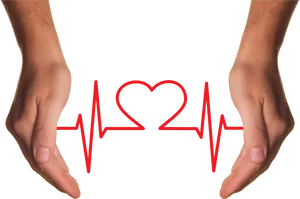 Heartbeat Care Concept PNG image