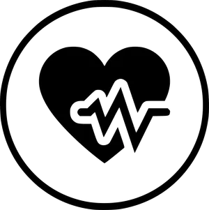 Heartbeat Fitness Icon PNG image