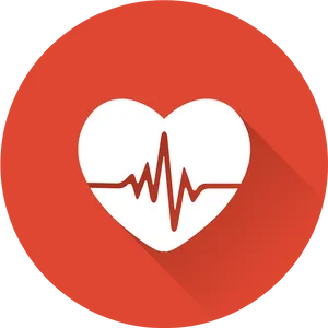 Heartbeat Icon Cardiology Symbol PNG image