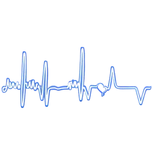 Heartbeat Line With Broken Pattern Png Cak PNG image