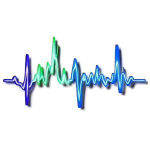 Heartbeat Line With Flare Effect Png 27 PNG image