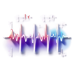 Heartbeat Line With Gradient Color Png 06292024 PNG image