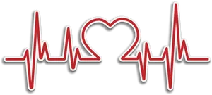 Heartbeat Love Pulse Graphic PNG image