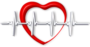 Heartbeat Love Symbol PNG