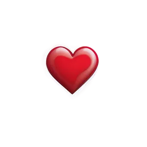Heartfelt Red Heart Emoji PNG Cuc37 PNG