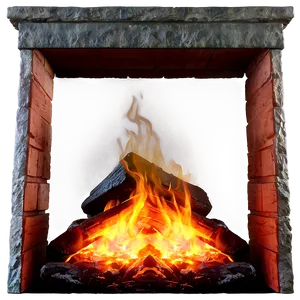 Hearth Fire Warmth PNG A