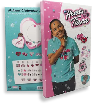 Heartsby Tiana Advent Calendar Packaging PNG image