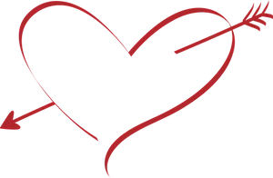 Heartwith Arrow Graphic