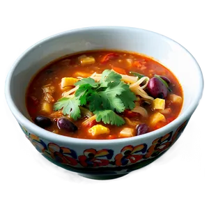 Hearty Mexican Soup PNG 24