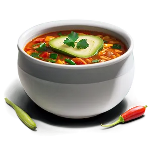 Hearty Mexican Soup Png Wyl PNG image