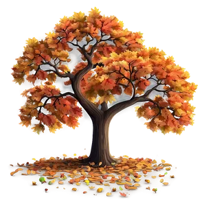 "hearty Oak Tree In Autumn PNG" Iuq74
