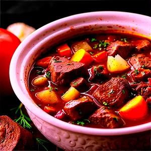 Hearty Steak Stew Png 1 PNG image