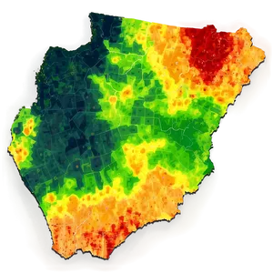 Heat Map For Agricultural Crop Analysis Png 06282024 PNG image