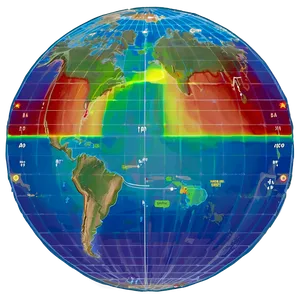 Heat Map For Air Traffic Management Png 06282024 PNG image