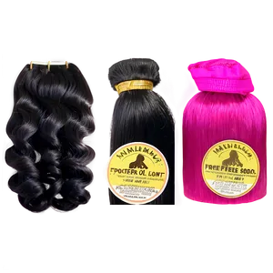Heat Resistant Hair Bundles PNG Vgj98 PNG
