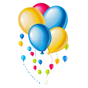 Heather Blue Balloons PNG Vsl38 PNG