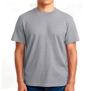 Heather Grey Blank Shirt PNG Jap37 PNG
