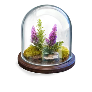 Heather In Glass Dome Png 06122024 PNG image