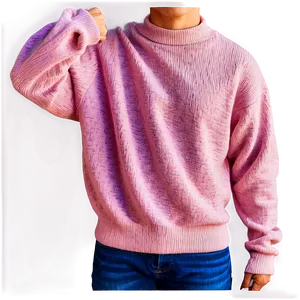 Heather Pink Sweater PNG 06292024