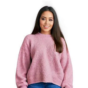 Heather Pink Sweater PNG Byi78 PNG
