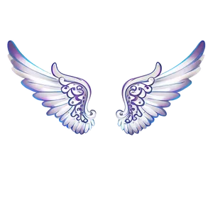 Heavenly Angel Wings Decoration PNG Csk3