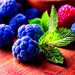 Heavenly Blue Raspberry PNG Pcg PNG