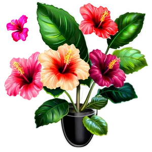 Heavenly Hibiscus Png 06252024 PNG image