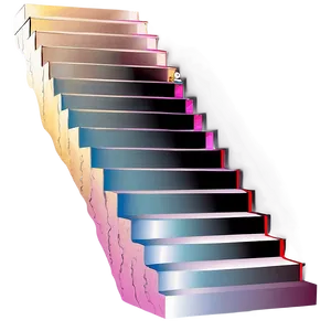 Heavenly Staircase Illustration PNG Knr99