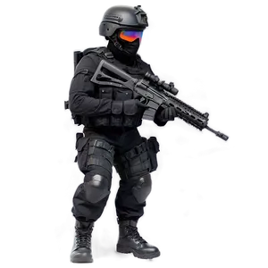 Heavy Armed Swat Member Png Wtn57 PNG image