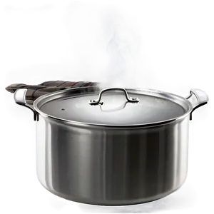 Heavy Base Cooking Pot PNG 06122024 PNG