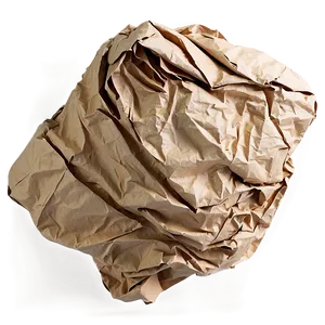 Heavy Crumpled Paper PNG 05242024