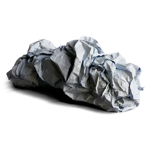 Heavy Crumpled Paper PNG Cku68