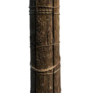 Heavy Duty Wooden Post PNG 20